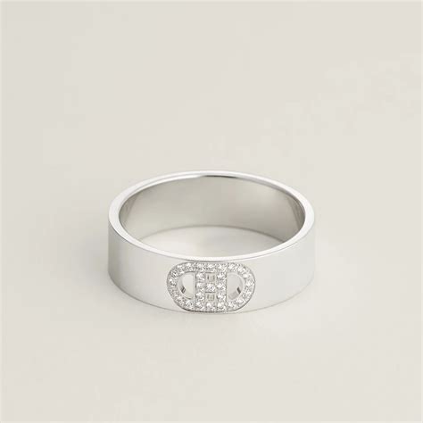 hermes 0159760433|H d'Ancre ring, small model .